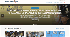 Desktop Screenshot of live.worldbank.org