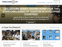 Tablet Screenshot of live.worldbank.org