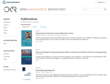 Tablet Screenshot of openknowledge.worldbank.org