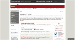 Desktop Screenshot of microdata.worldbank.org