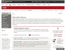 Tablet Screenshot of microdata.worldbank.org