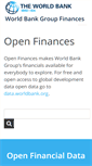 Mobile Screenshot of finances.worldbank.org